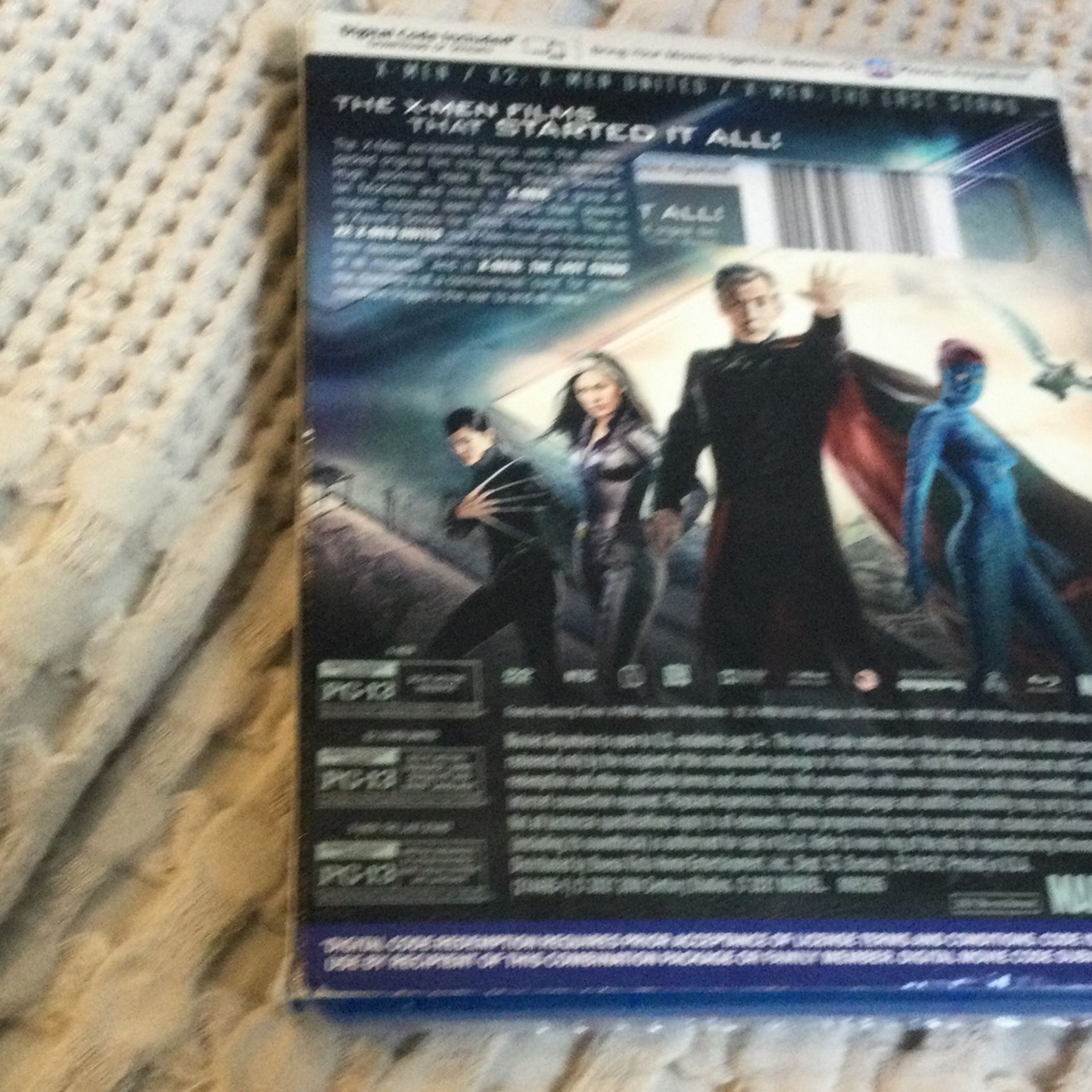 Blu-Ray + DVD + Digital Code X-Men 3 Film Collection XMen/E-Men