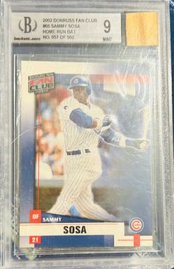 Base ball card sealed