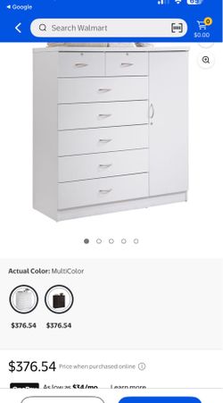 white dresser