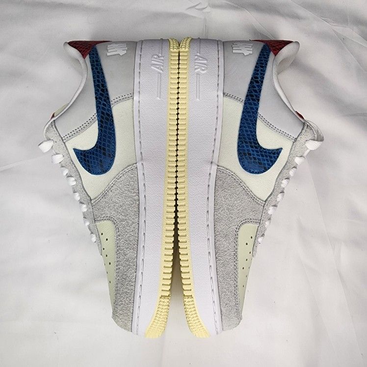 Undefeated Nike Air Force 1 Low White 5 On It Dunk vs. AF1 Men Size 8 DM8461-001