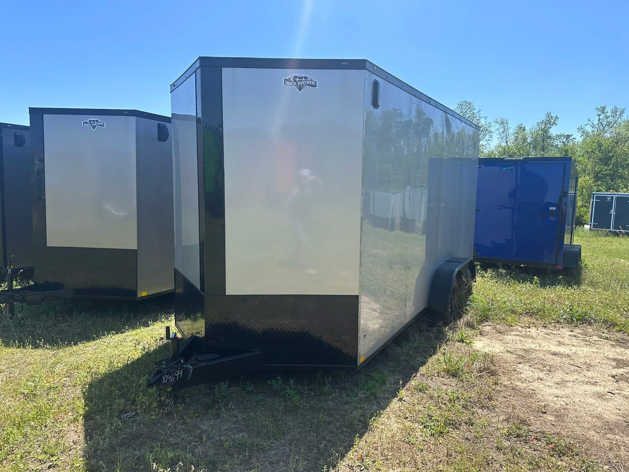 🔥 7x16 Silver Frost Cargo Trailer | Blackout Package | Rent-to-Own Available! 🔥
