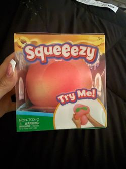 Squeeeezy Peach Squishy Stress Toy
