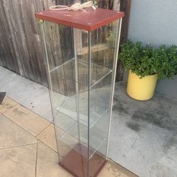 IKEA DETOLF Curio Glass Cabinet 