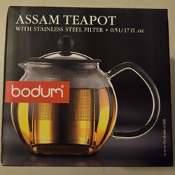 Blown Glass Individual Tea Pot--New