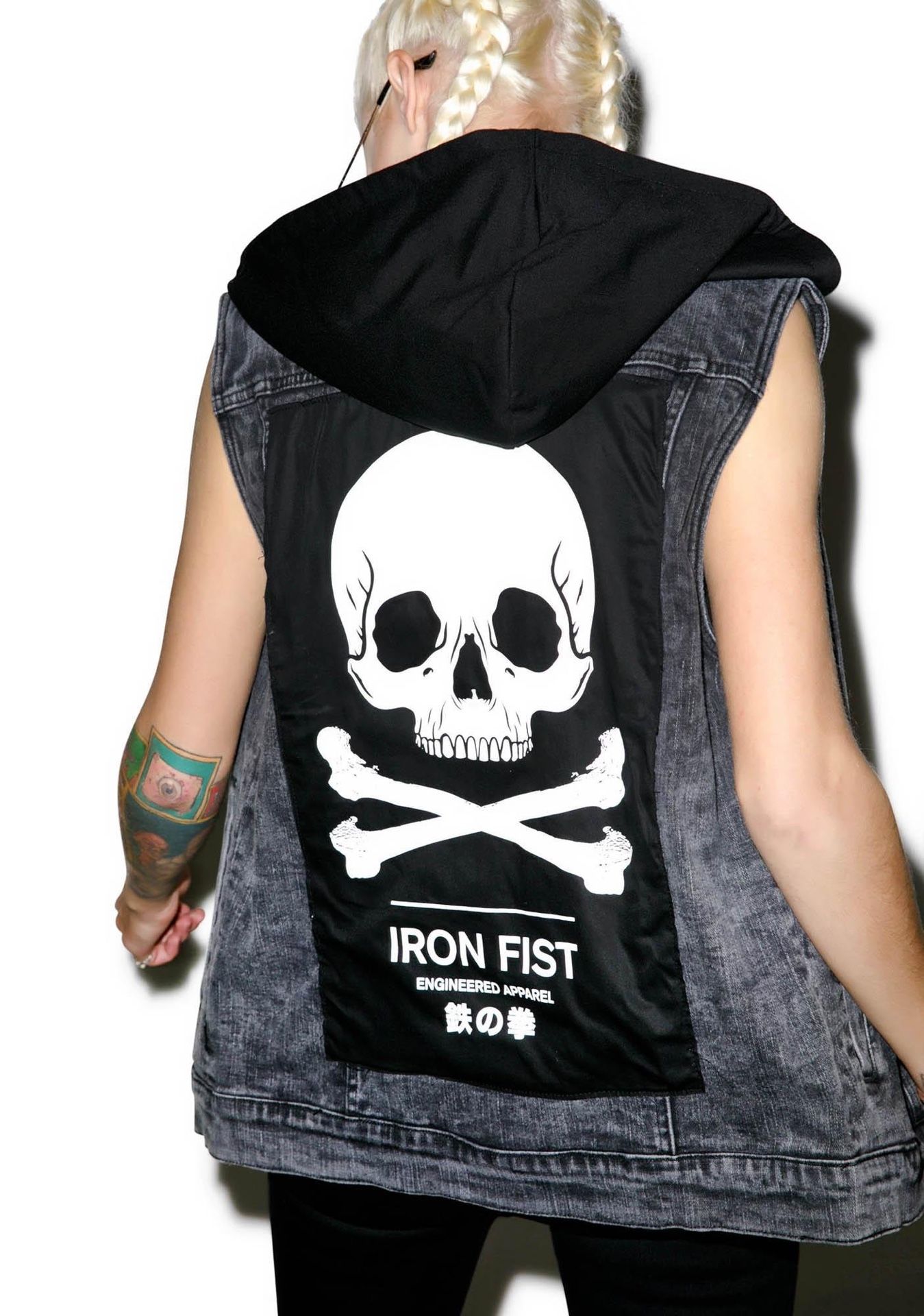 IRON FIST engineered apparel denim vest