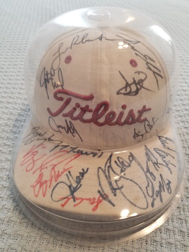 Autographed Titleist Golf Baseball Cap