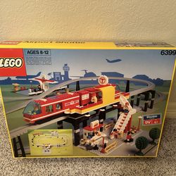 RARE LEGO AIRPORT SHUTTLE MONORAIL 6399 100% complete working  w/ box&manual