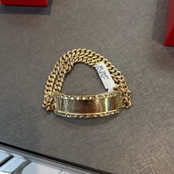 14kt 8” ID bracelet 