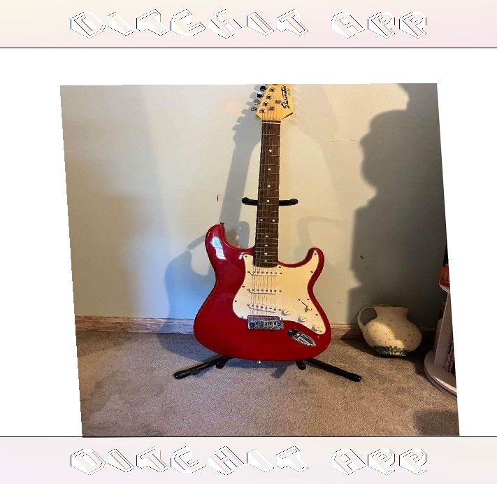 Electric Guitar Jam Out with Top Tier Sound Excellence according old