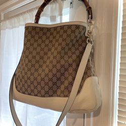 Gucci Bamboo Crossbody & Top Handle Bag 