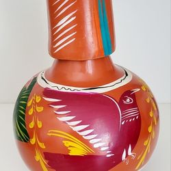 Cantaro or Cantarito Handmade Original from Michoacan Mexican Clay Pottery with Cup