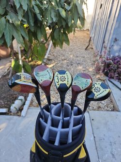 Lefty Ben Hogan And Custom Craft Drivers And Clubs