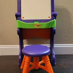 Crayola Kids Magnetic Board With Chair