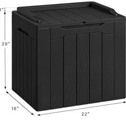 30 Gallon Resin Deck Storage Box 