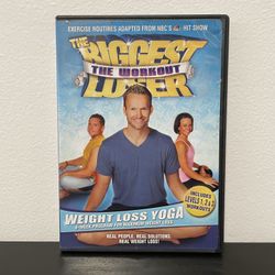 The Biggest Loser Workout Weight Loss Yoga DVD 6 Week Exercise Program NBC 2008