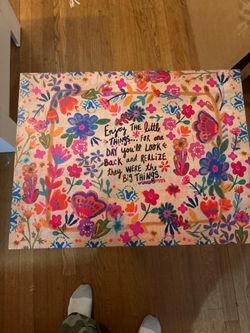 FLORAL TV TRAY