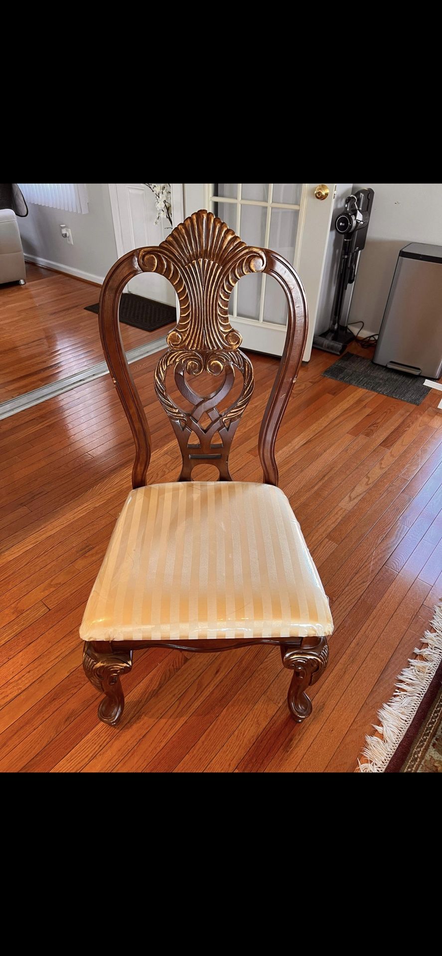 Eight Pieces, Furniture, Dining Room, Set Six Chair, One Table, And One China