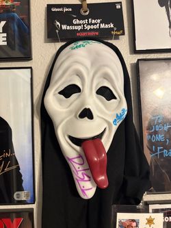 Scary Movie “Wassup” Ghost Face autographed mask