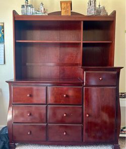 Cherrywood Dresser and Changing Table