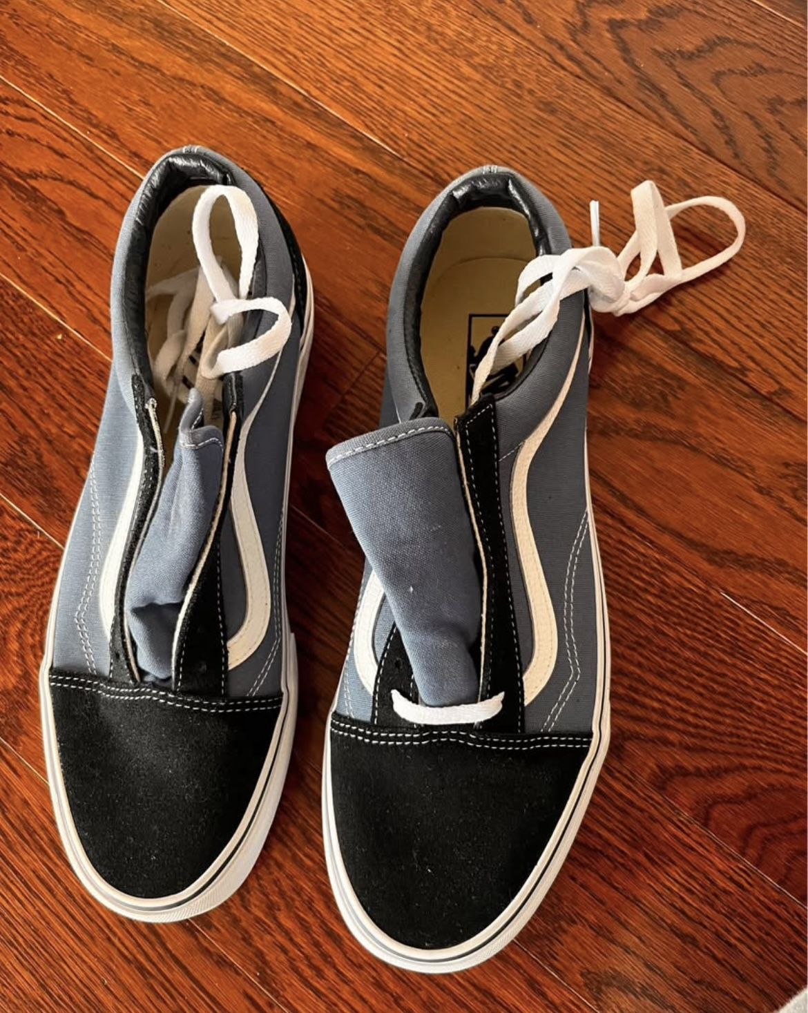 Vans Old Skool Skate Shoe - Navy / White