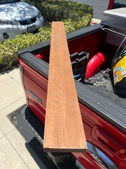 Mahogany Board - 60" x 5.25" x 1.25"