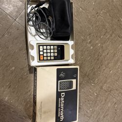 Vintage Texas Instruments TI-2500-II Datamath II Calculator Set – Manual Adapter