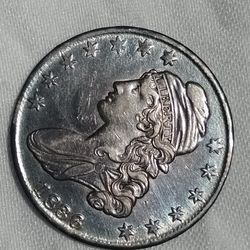 1836 50 Cent Coin Very Collectable, Very Low Mintage On This Year 