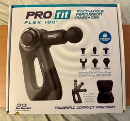 Pro Fit Flex 180 Multi Angle Percussion Massager - Open Box New