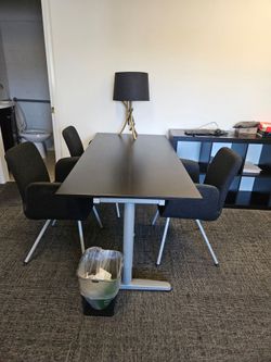 Chairs and desk