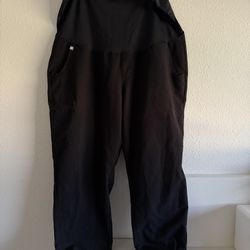 Figs Scrubs Pregnancy Pants, Black