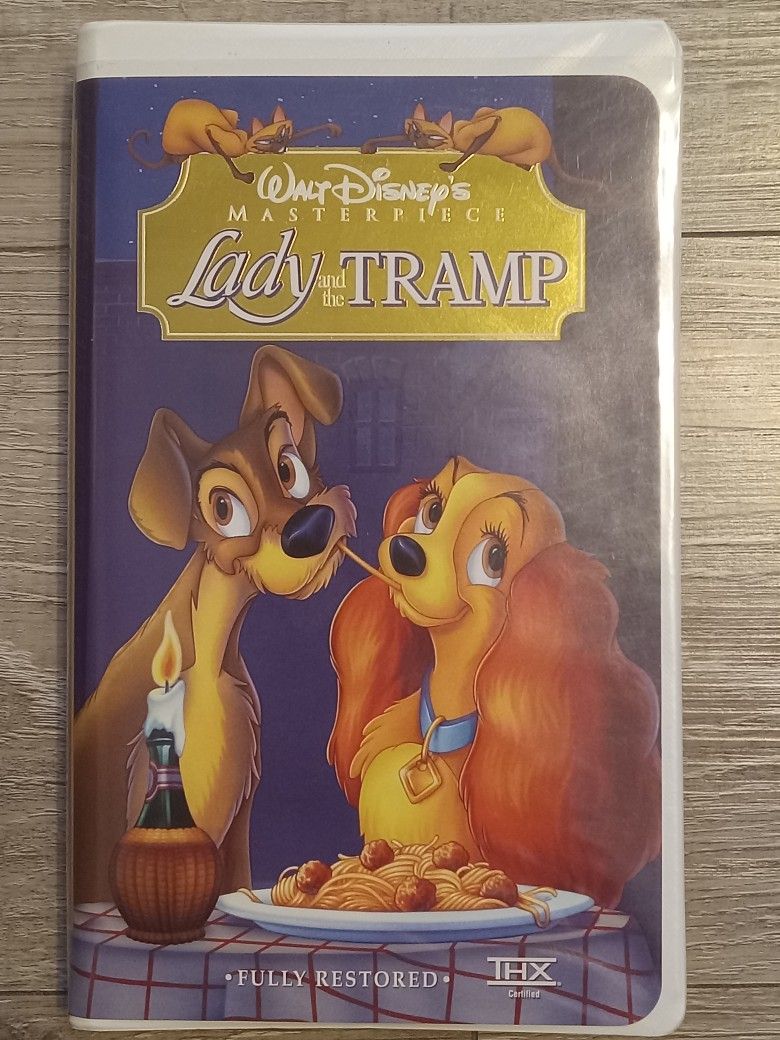 Walt Disney Masterpiece Lady And The Tramp VHS