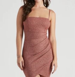 Windsor Glitter Mini Dress, Size Small