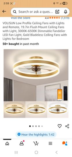 Volisun Fan  With Remote 