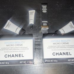 Two Chanel Hrdya Beauty Micro Serum, Lip Balm, Lift Creams