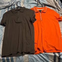 Armani Exchange Zip Up Polo 