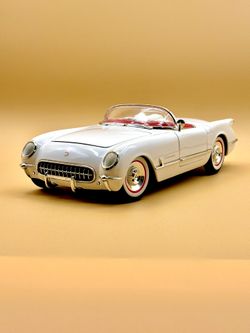 1953 Chevrolet Corvette Convertible, White, 1:18 Diecast Model Car from ERTL