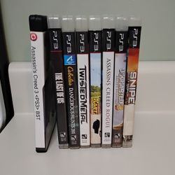 8 PS3 Games 