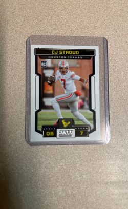 Cj Stroud Score Rookie Card 2023