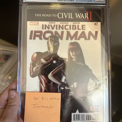 Invincible Iron Man #7 CGC 9.8 - 1st app of Riri Williams