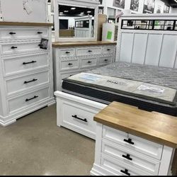 Ashley Bedroom Set Queen or King Bed dresser nightstand and mirror chest Options Ashbryn 