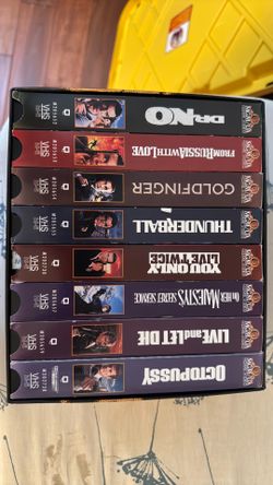 007 VHS SERIES MOVIES