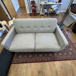 Gray Loveseat