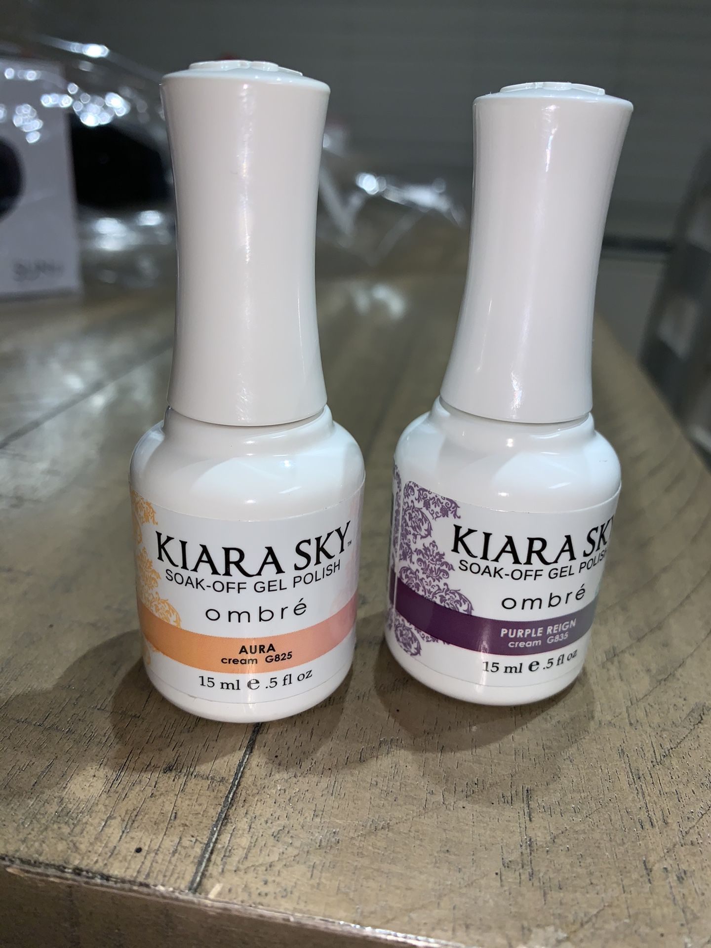 Kiara Sky soak-off gel polish Ombré
