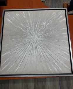 Modern Abstract Starburst Wall Art – 26” x 26”