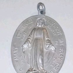 Vintage Charm Religious Pendant 