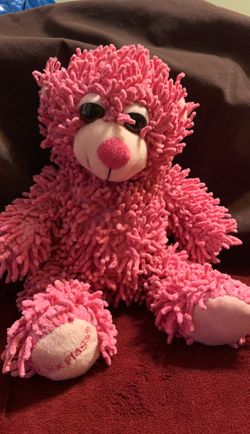 Six flag bear 11 inches seated