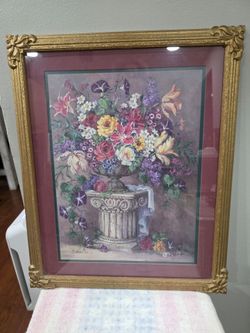 Home Interior Floral Frame
