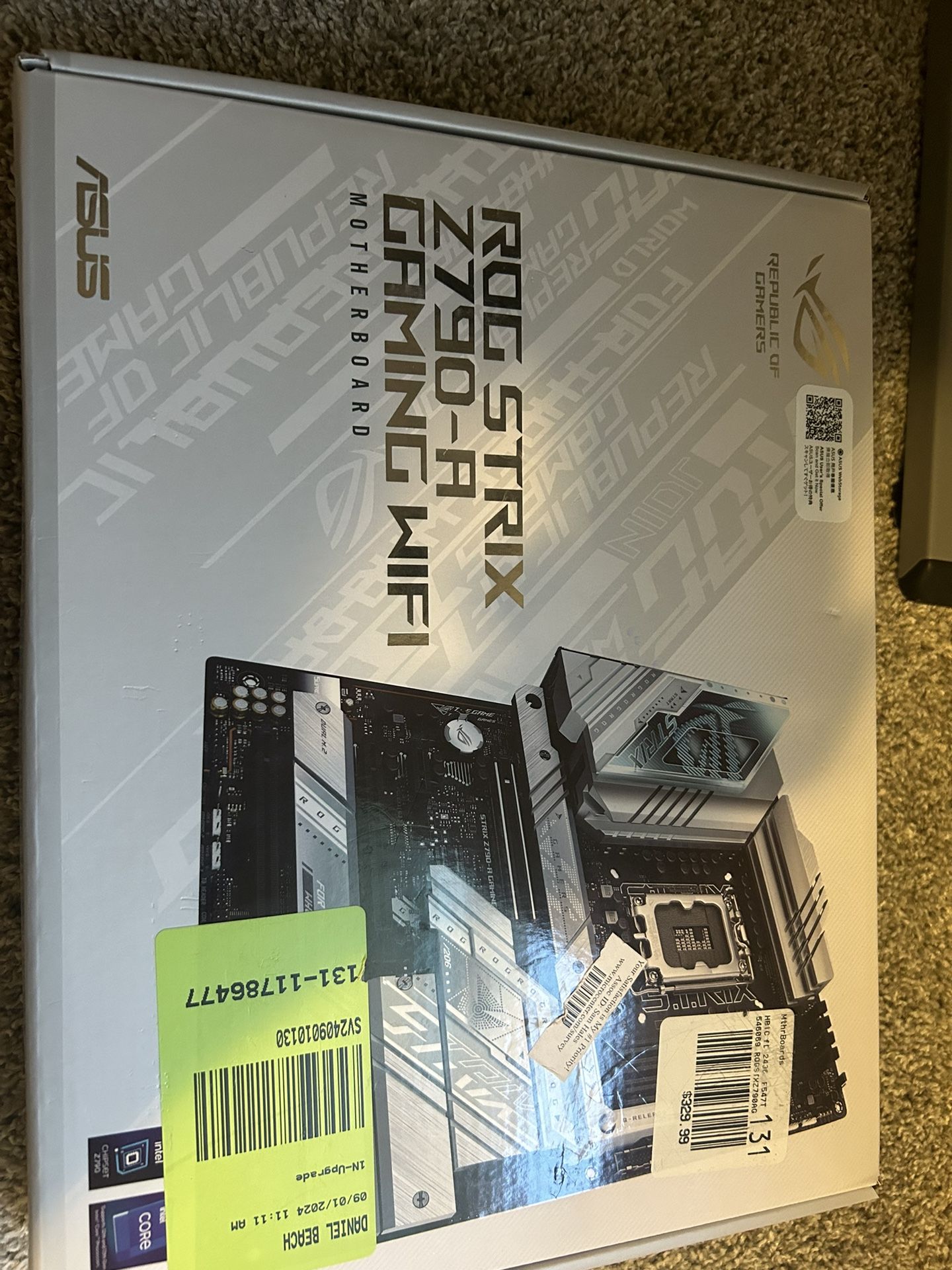 ASUS ROG Strix Z790-A Gaming WiFi II (WiFI 7) LGA 1700