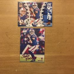 JAKE FROMM 2 CARD ROOKIE LOT 