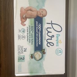 Pampers Pure Protection Size 2, 74 Count Never Opened